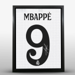 Mbappe Signature Fabric Frame 35x45cm