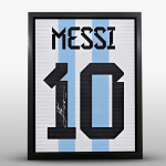 Messi Signature Fabric Frame 35x45cm